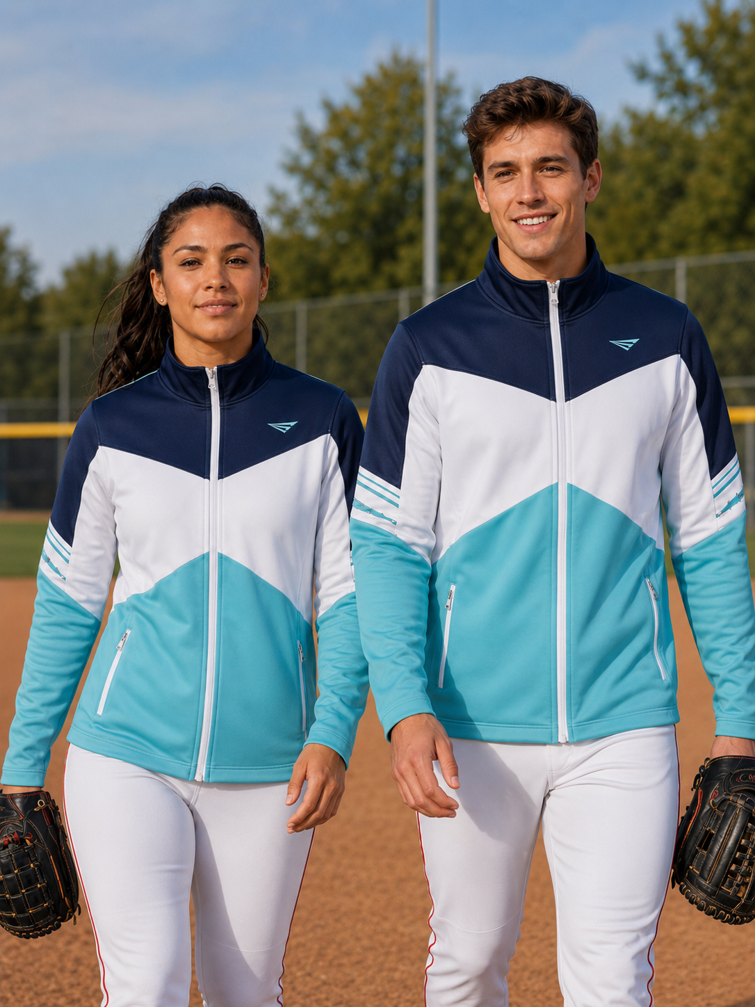 Softball jacket detail